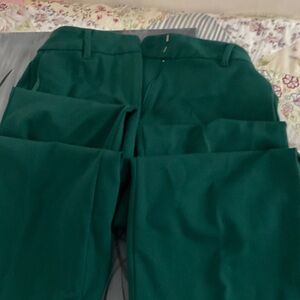 Elegant Green Women's Dress Pants